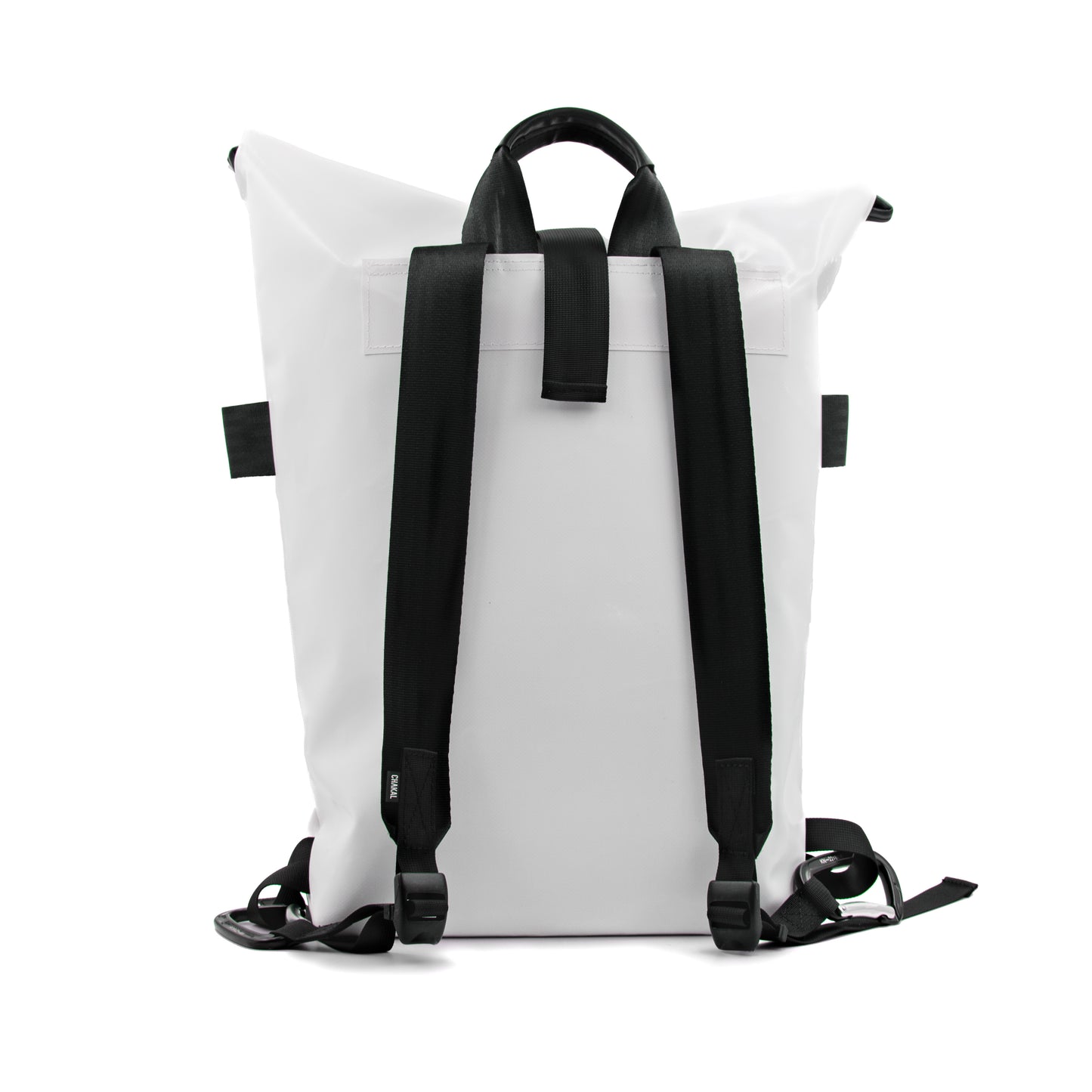 BX01G Rolltop - 9002 Fahrradrucksack Weiß