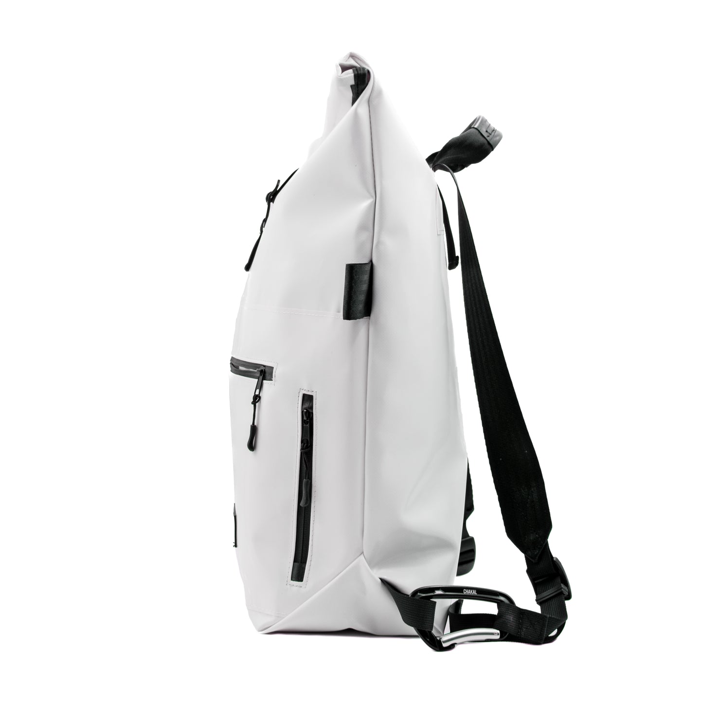 BX01G Rolltop - 9002 Fahrradrucksack Weiß
