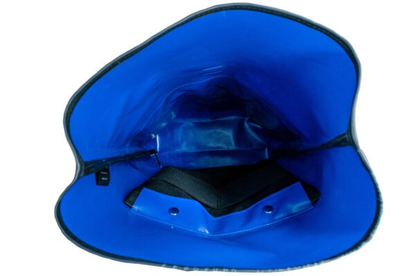 BX01G bike bag and backpack inside, blue backpack