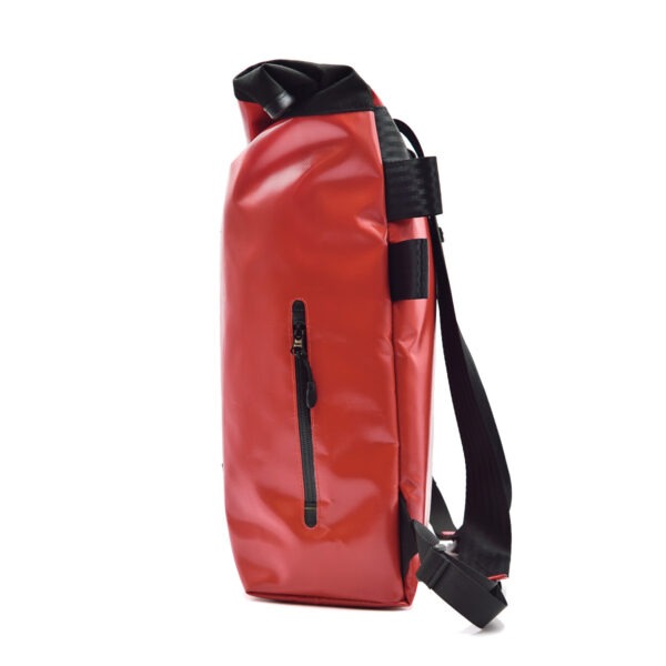 BX04G red bike backpack pannier rack side